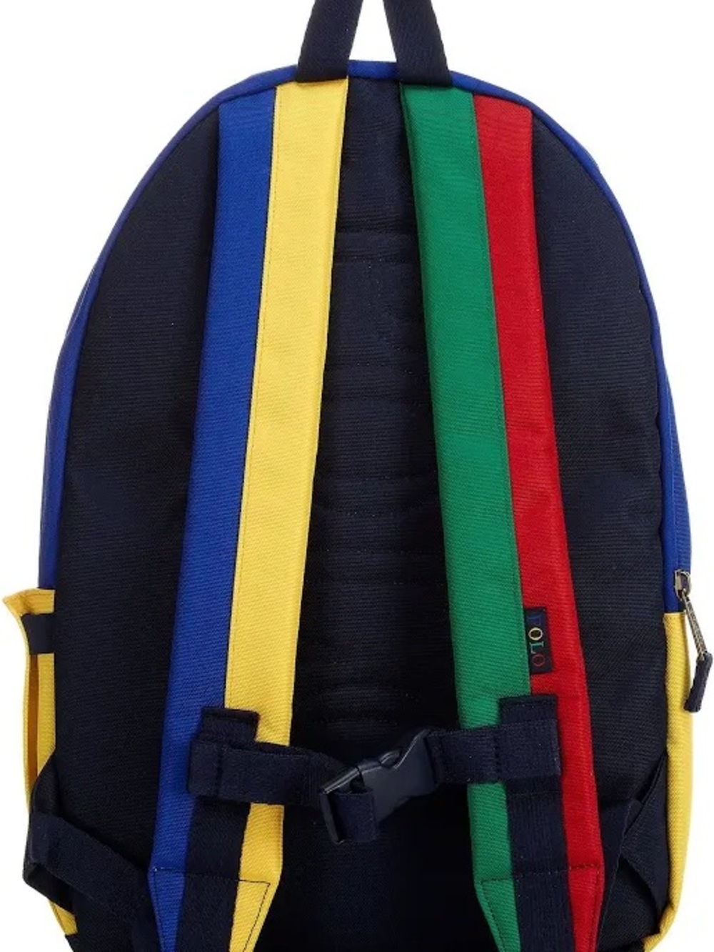 Polo Ralph Lauren Colorblock Multi-Color Backpack Bag Navy/Multicolor - Picture 8 of 8